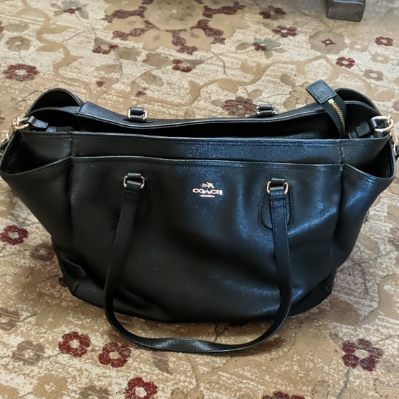 Coach black All leather Baby bag - Picture 2 of 3